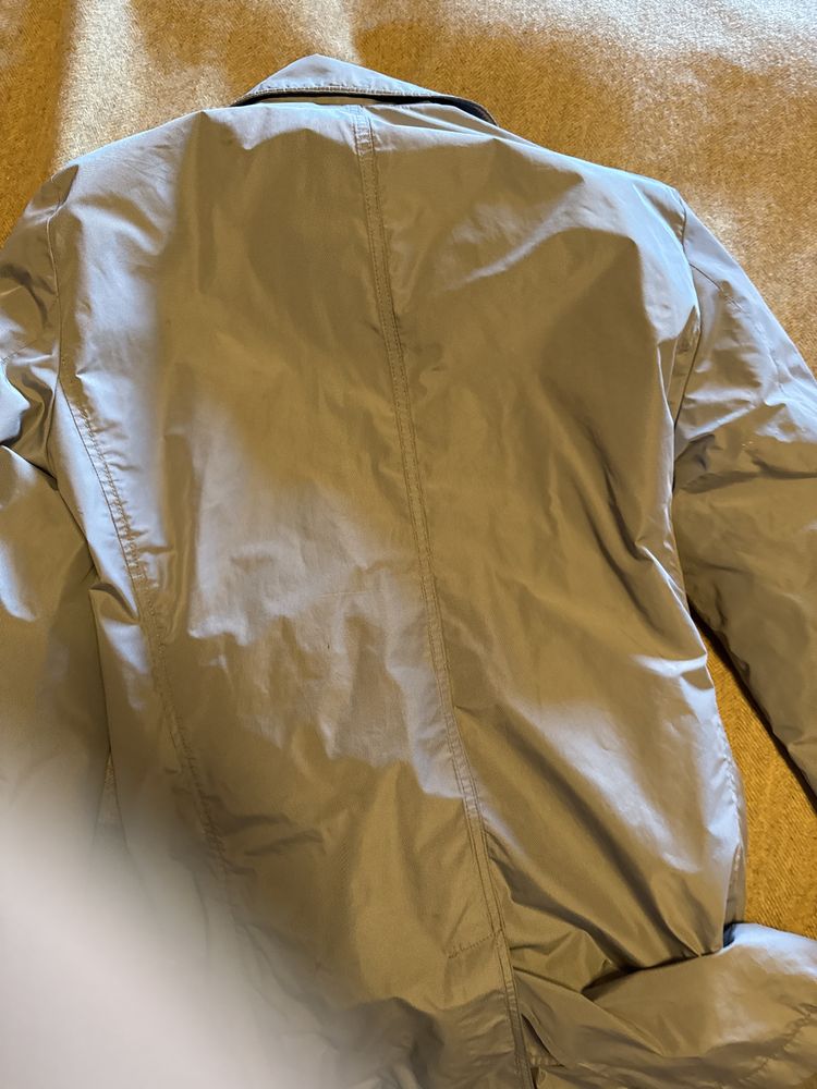 Gabardine casaco boss quase nova