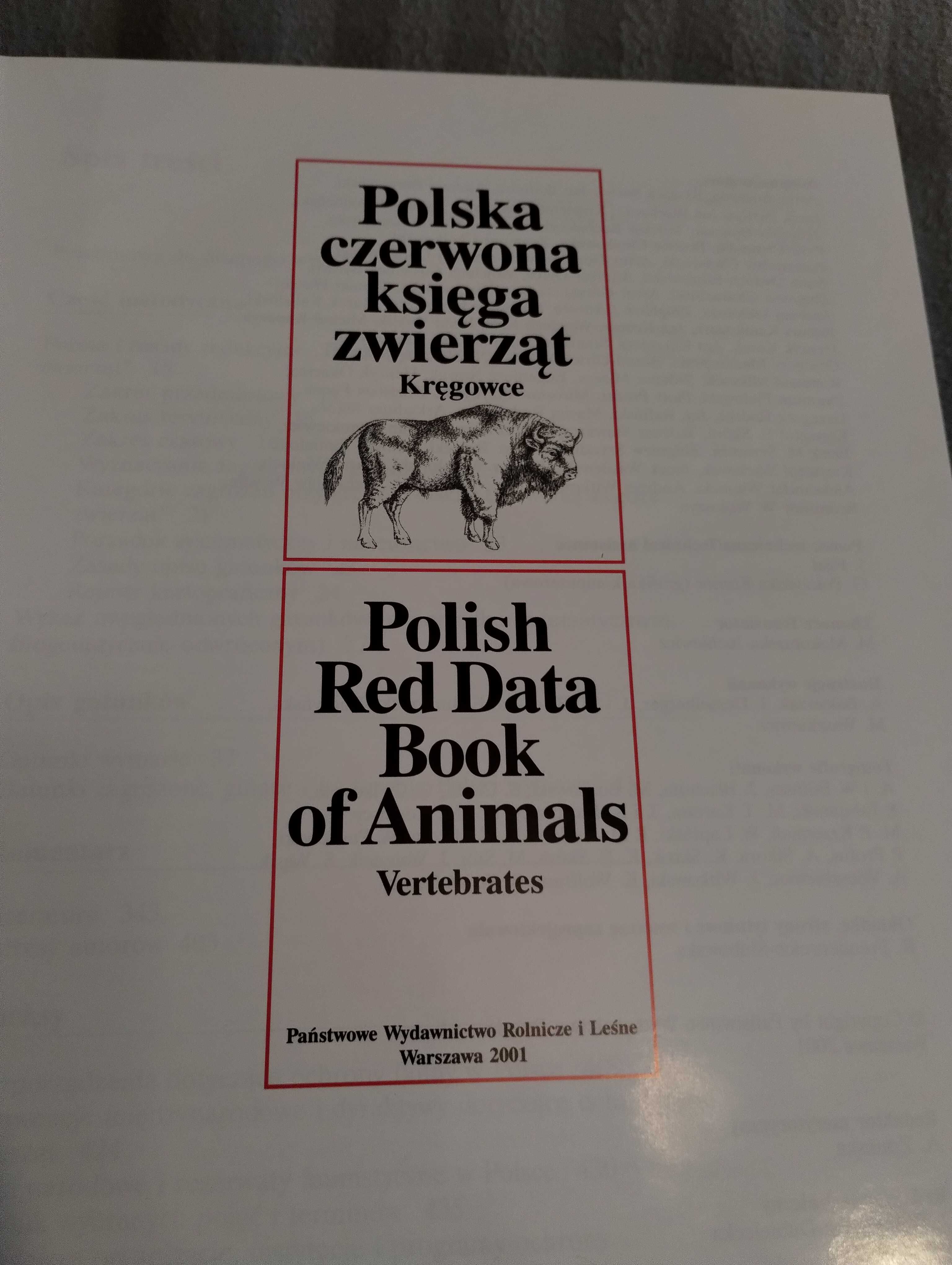 Polska czerwona księga zwierząt Kręgowce