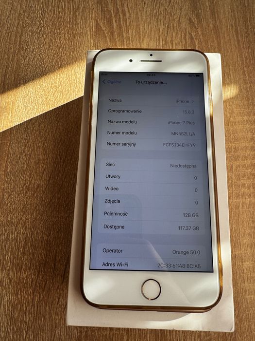 iPhone 7 Plus 128GB Gold