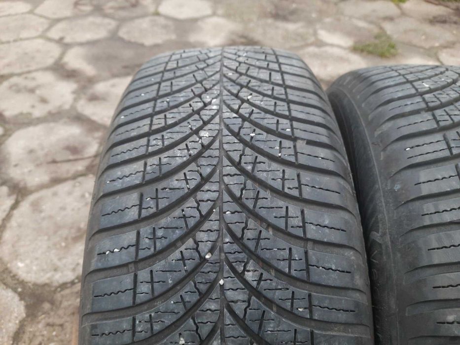 opony Goodyear 195/55/16 wielosezonowe Bieżnik 6,7-6,8mm 2024r PARA