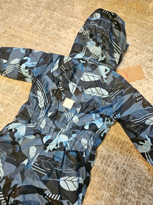 Kombinezon zimowy "Puhuri" niebieski 86 92, wodoodporny ocieplany deep