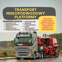 Kompleksowy transport niskopodwoziowy Hiszpania/Portugalia/Skandynawia