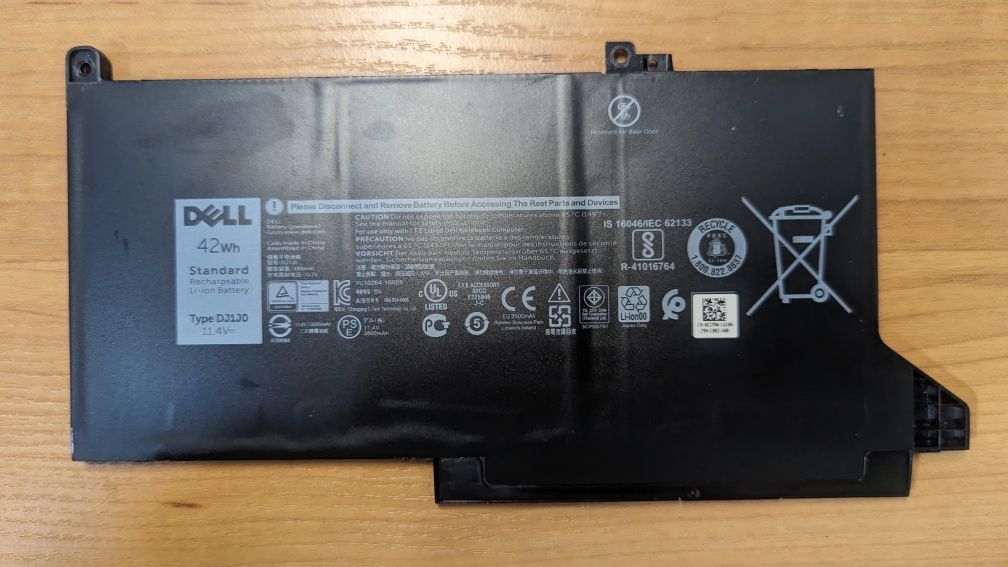 Ориг. батарея (АКБ) Dell Dj1J0 E7280 E7290 E7380 E7390 E7480 E7490