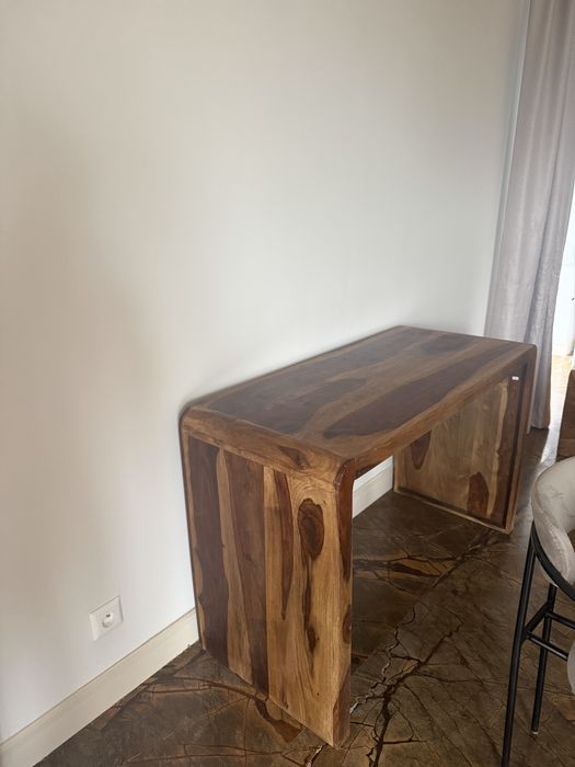 Biurko konsola drewno Sheesham