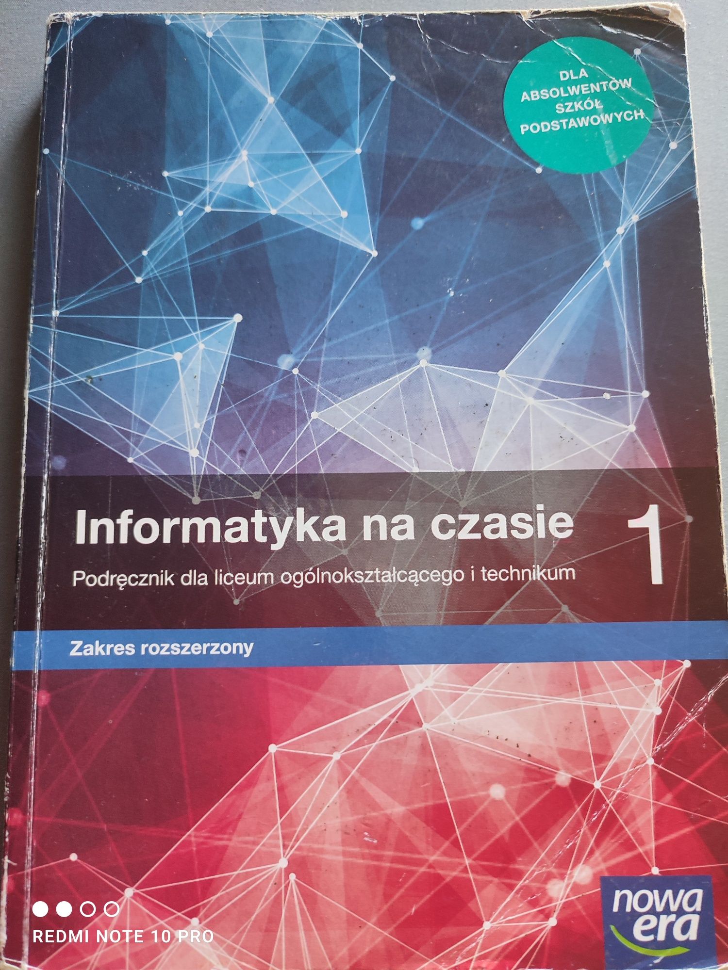 Sprzedam podręcznik do informatyki do 1 klasy. Zakres rozszerzony.