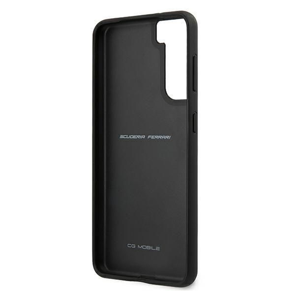 Etui Skórzane Ferrari do Samsung Galaxy S21 5G - Czerwony