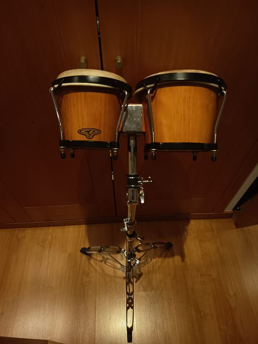 Bongós CP lp semi novos com suporte