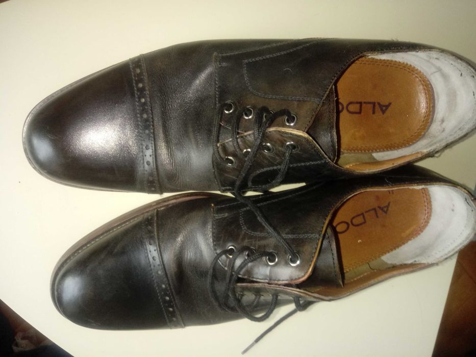 Buty meskie Aldo r 42 ciemny braz