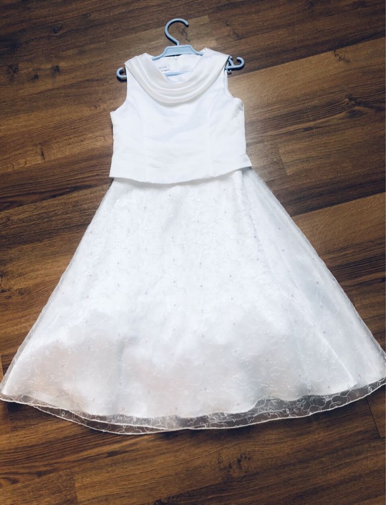 Elegancka sukienka komunijna wizytowa Bonnie Jean Usa ślub balowa