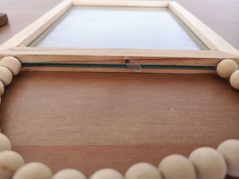ramka 20x25cm wisząca dwustronna drewno szkło na zdjęcia