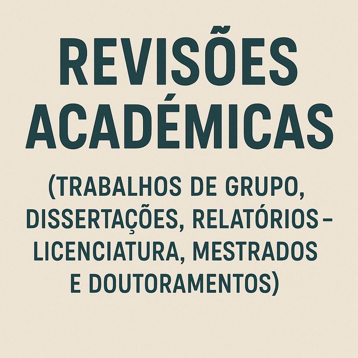 Revisão Académica