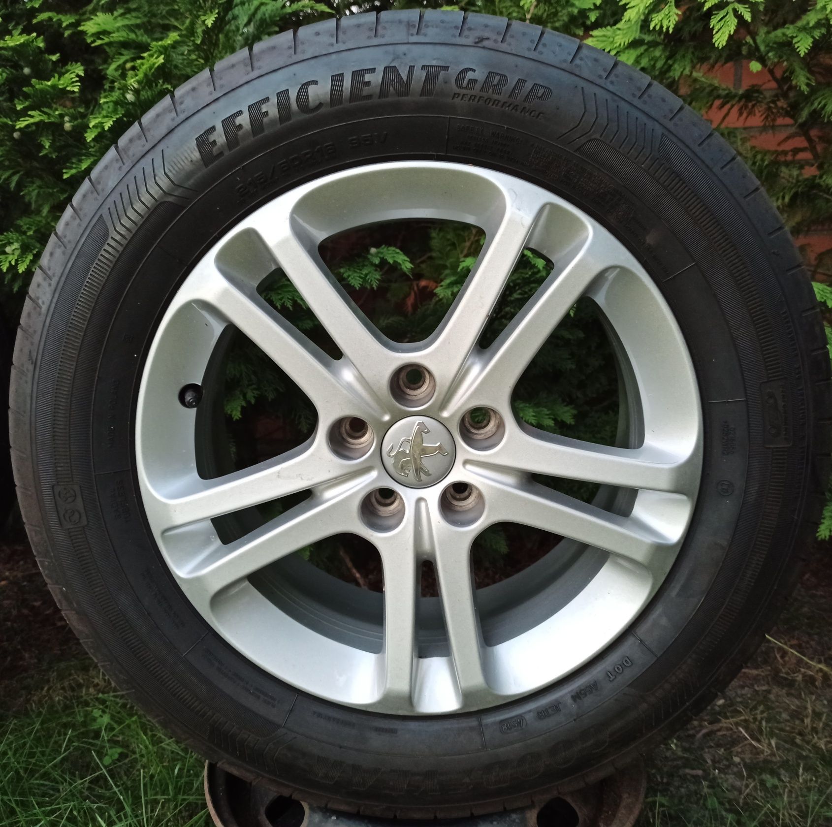 Felgi Oryginał Peugeot 508 Expert 3008 7Jx16 ET40 Opony lato 215/60R16