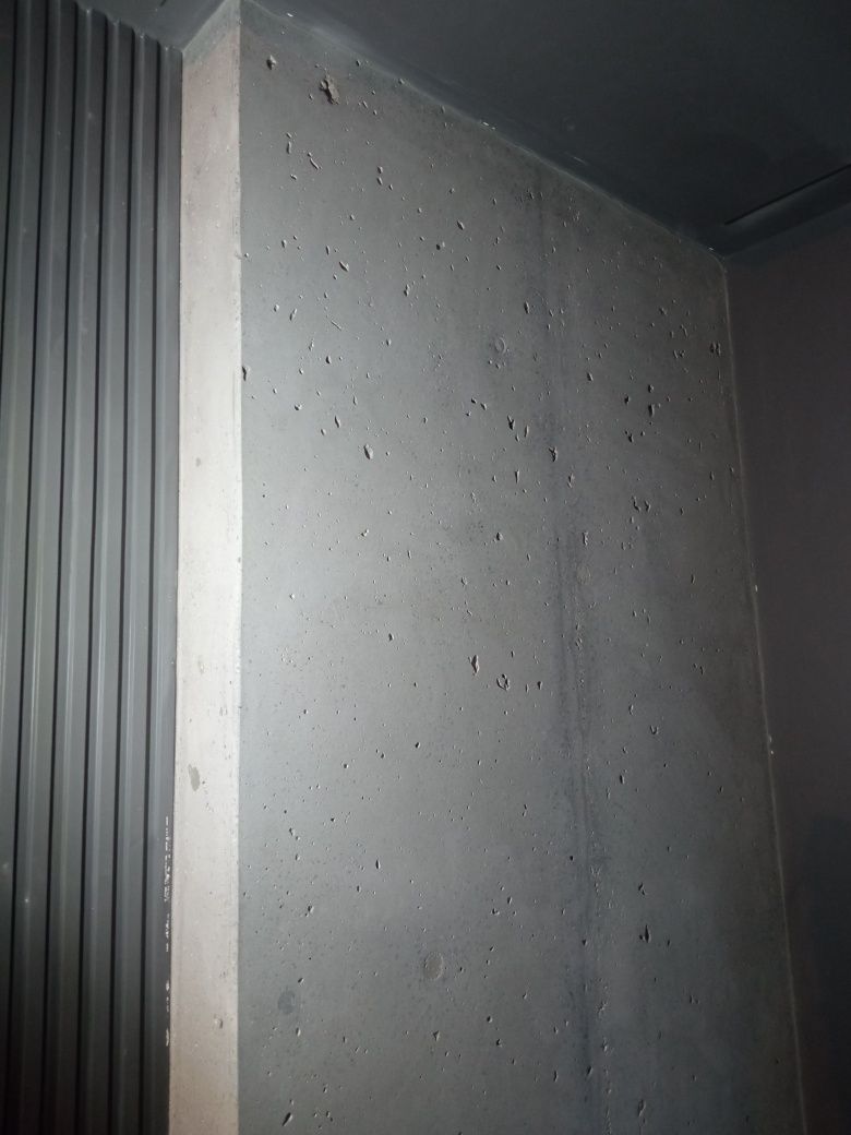 Шлифовка пропитка бетона  колон потолков loft  лофт