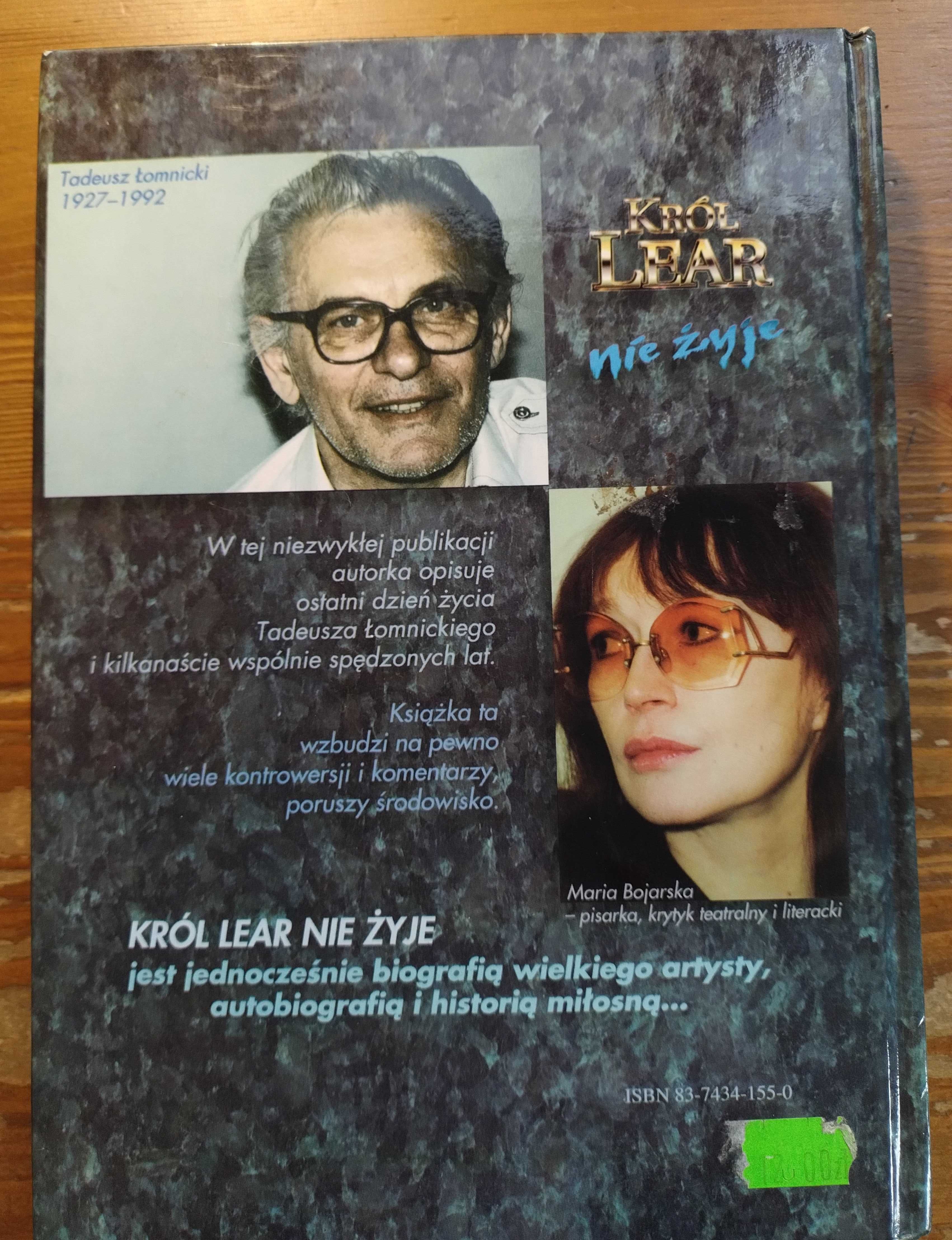 Król Lear nie żyje - Maria Bojarska