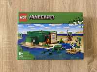 Nowe LEGO Minecraft 21254 Domek na plaży żółwi
