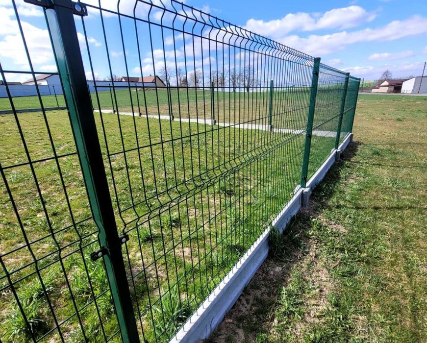 Panele 123 cm x 250 cm panele ogrodzeniowe  3D słupek  brama furtka