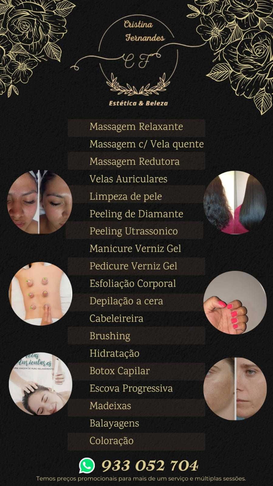 Serviços de estética a domicílio