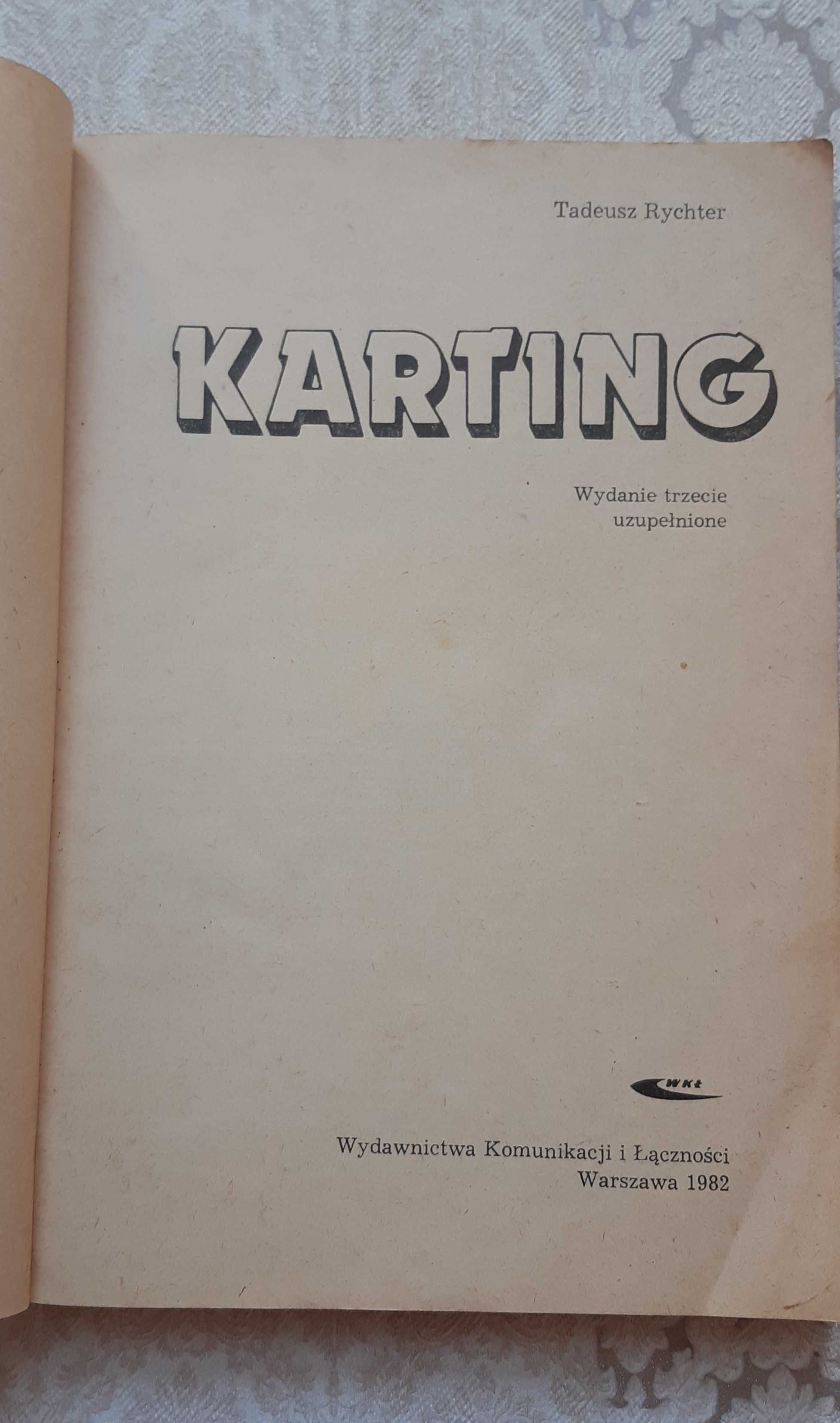 Książka "Karting" Rychter