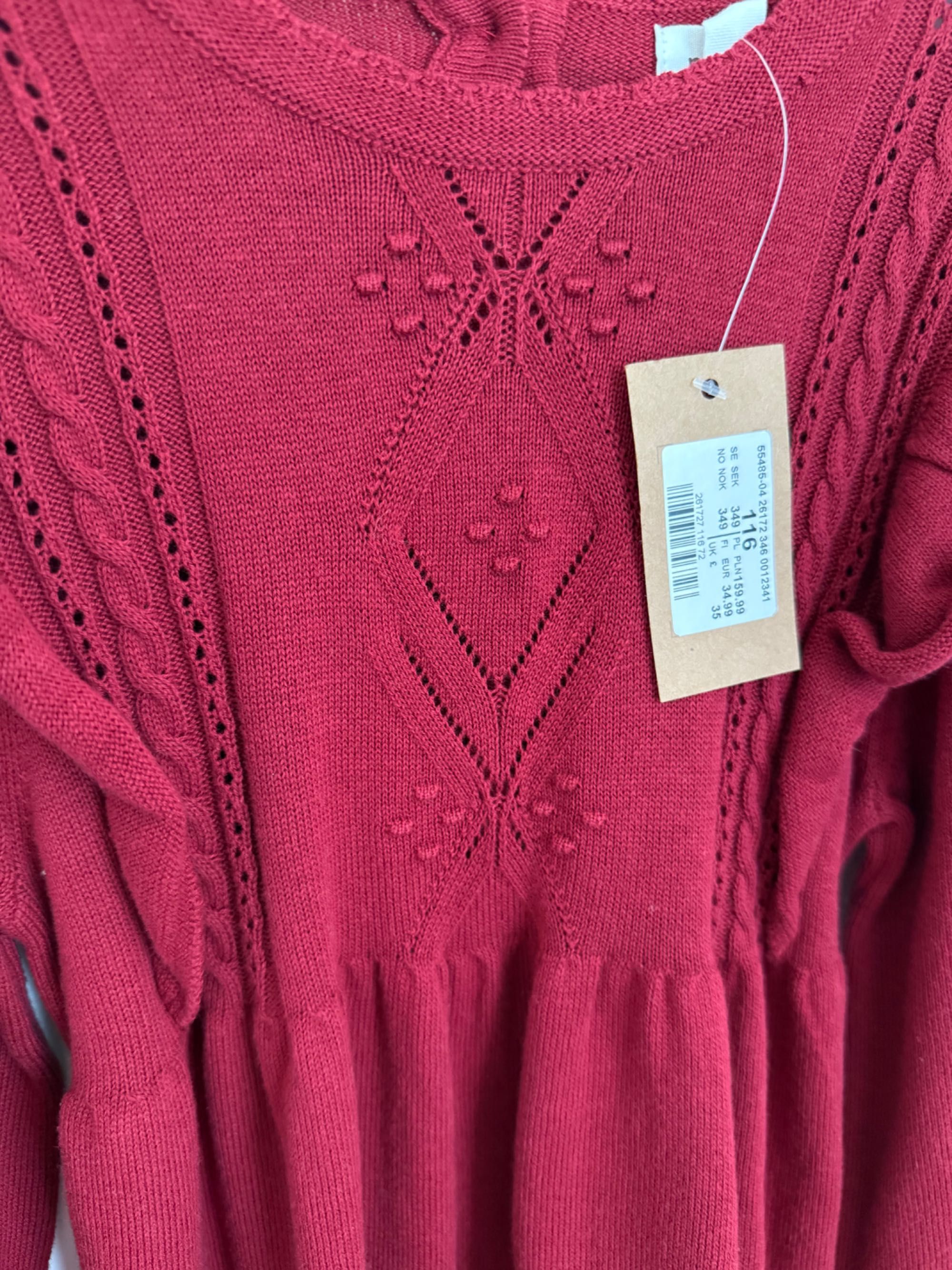 Sukienka z dzianiny newbie 116