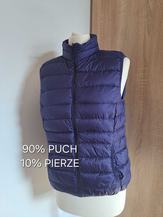 Granatowy bezrękawnik