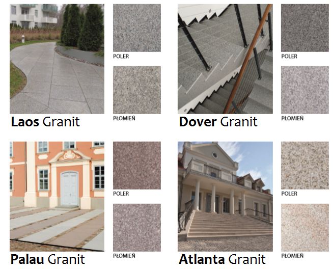 SCHODY GRANITOWE Płyty G603/G602 Stopnie Stopnice Płytki Granit!!!