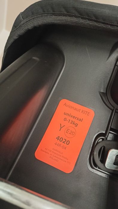 Nosidełko samochodowe Avionaut KITE 0-13kg.