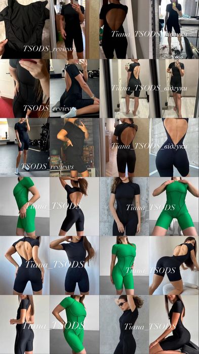 Жіночий комбінезон зі швами комбез з відкритою спиною з шортами хс - л