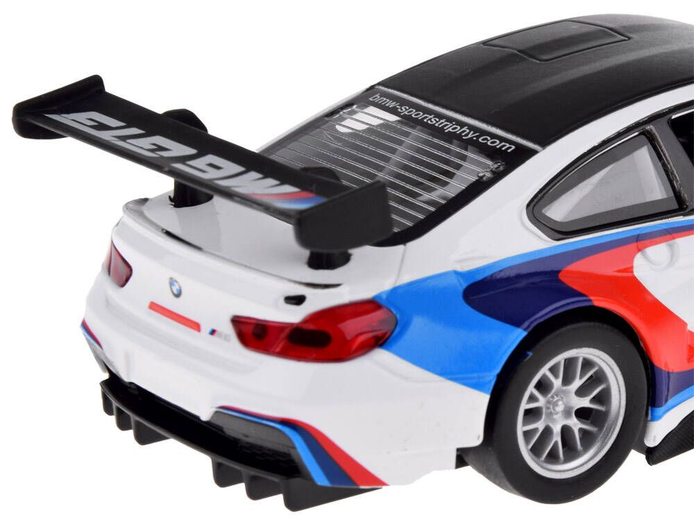 Auto Metalowe Model Sportowe Bmw M6 Gt3 Skala 1:32  Światło Dźwięk