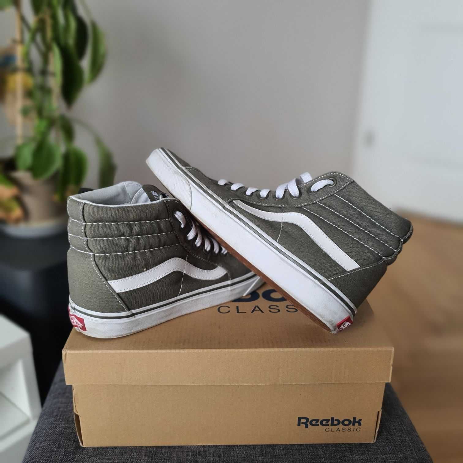 Buty VANS Sk8 Hi - zielone - r. 39 - oryginalne