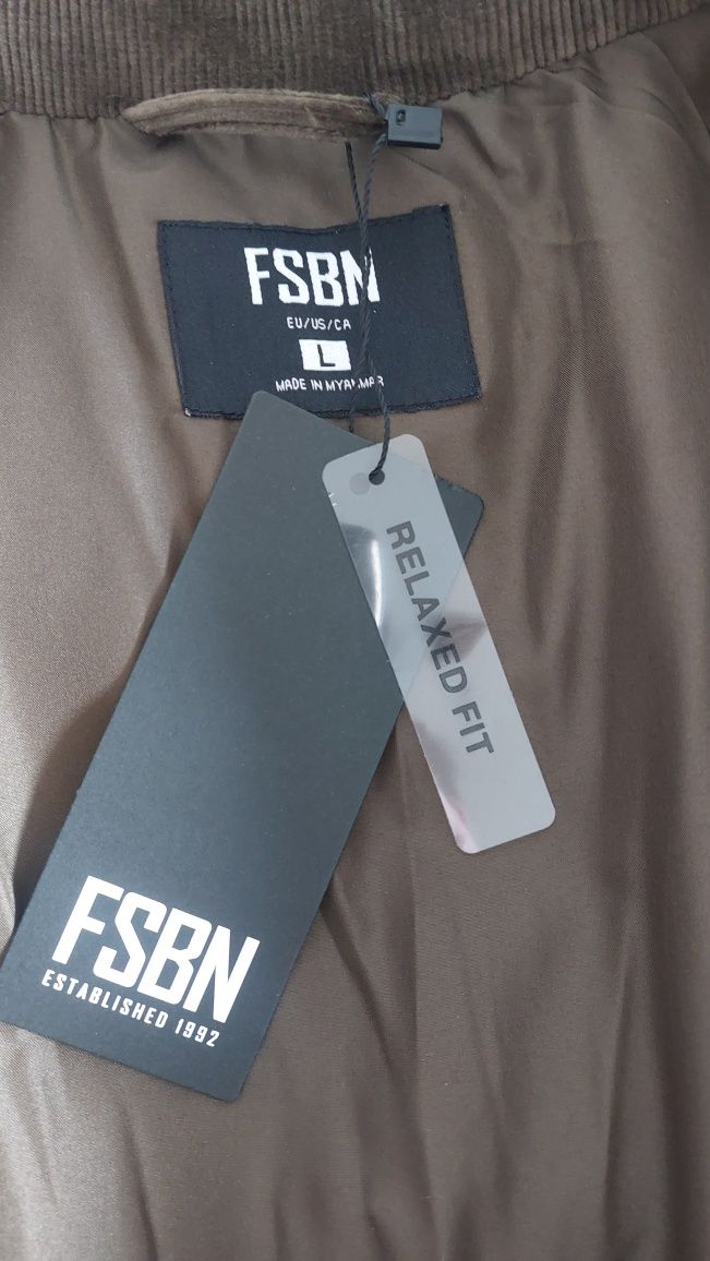 Kurta zimowa FSBN sztruks oliwkowa rozm L  New Yorker