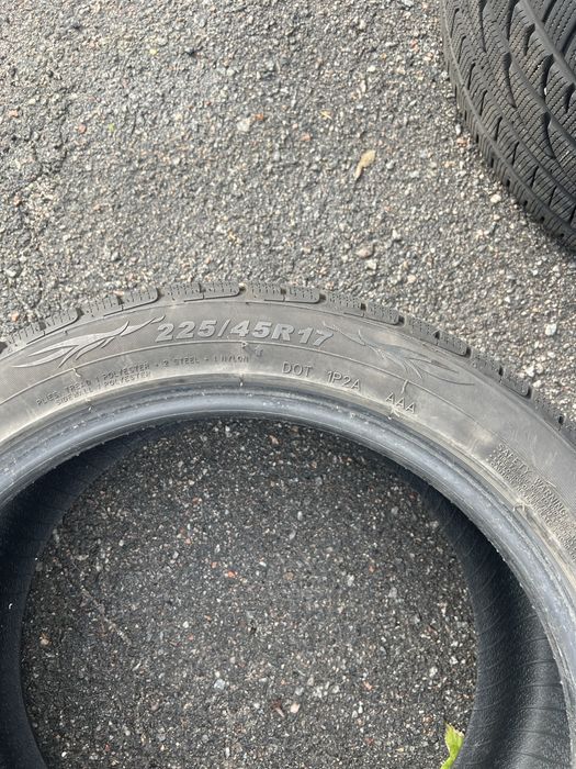 Продам зимнюю резину(шины,колёса) Aplus 225/45/17 и 225/50/17