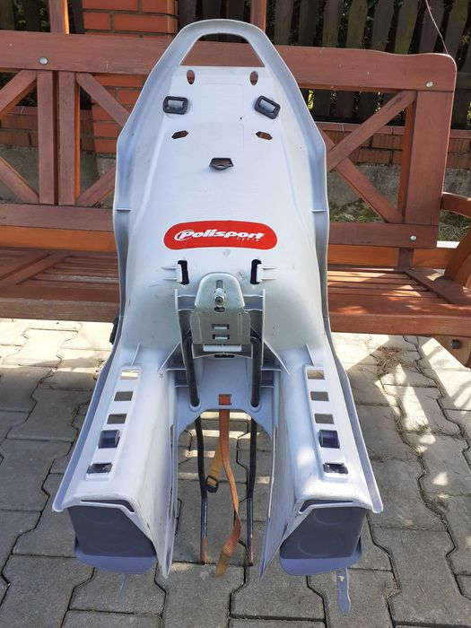 Fotelik rowerowy Polisport z kaskiem dla dziewczynki GRATIS