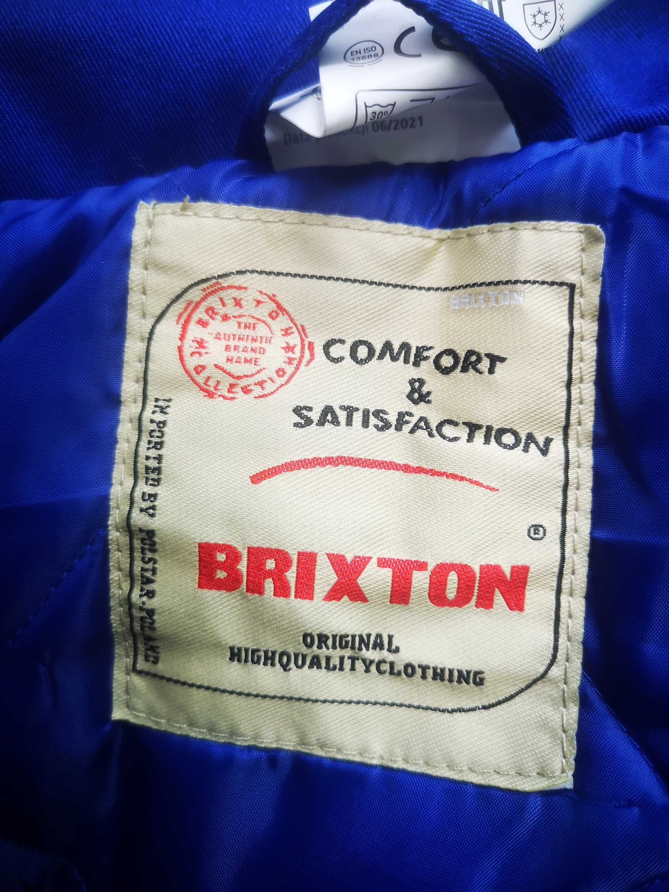 Nowa ocieplana kurtka Brixton odblaski XL