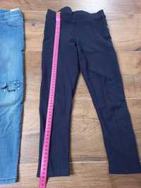 104/110 3 szt.spodni strój galowy, jeansy