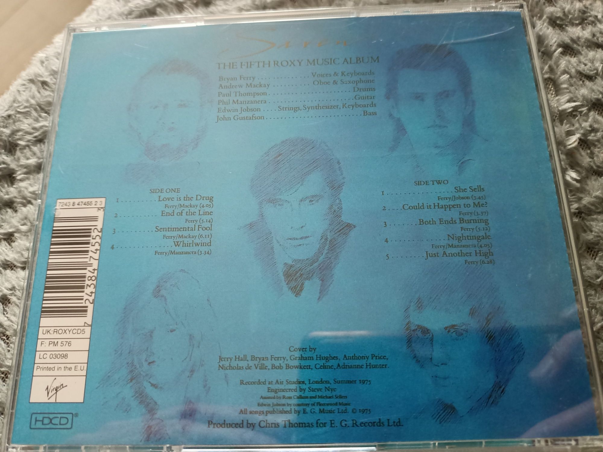 Roxy Music - Siren (1999 - Eu. CD Album-Reiss,Rem)(vg+)