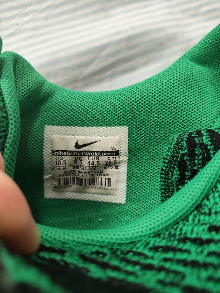 Кросівки Nike Roshe NM Flyknit Lucid Green 816531-300, 28,5см