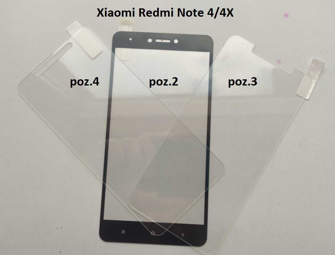 Zestaw etui i szkło dla Xiaomi Redmi Note 4/Note 4X/Redmi 4X