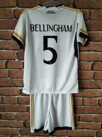 Strój piłkarski dziecięcy Real Madryt Bellingham rozm. 128