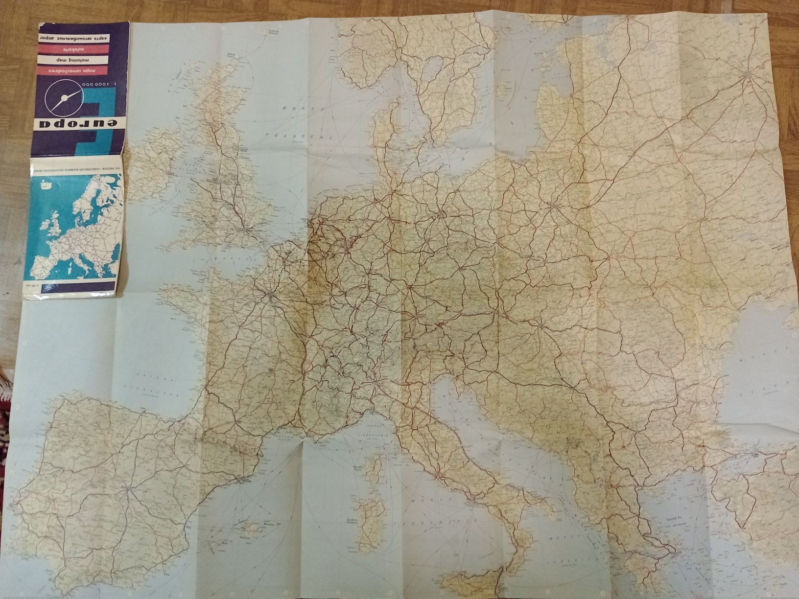 Mapa samochodowa Europy