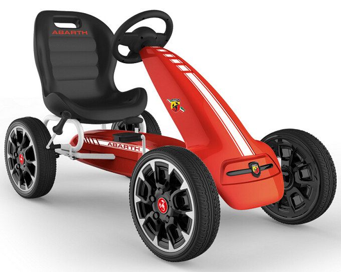 Gokart Na pedały ABARTH LICENCJA MIĘKKIE Koła EVA Nowe !