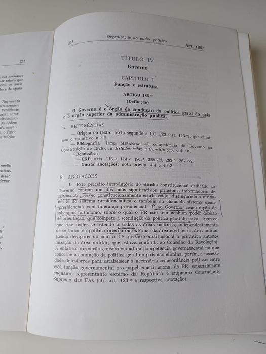 Constituição anotada vol I e II