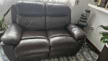 Vendo sofas pele 3 lugares + 2 lugares