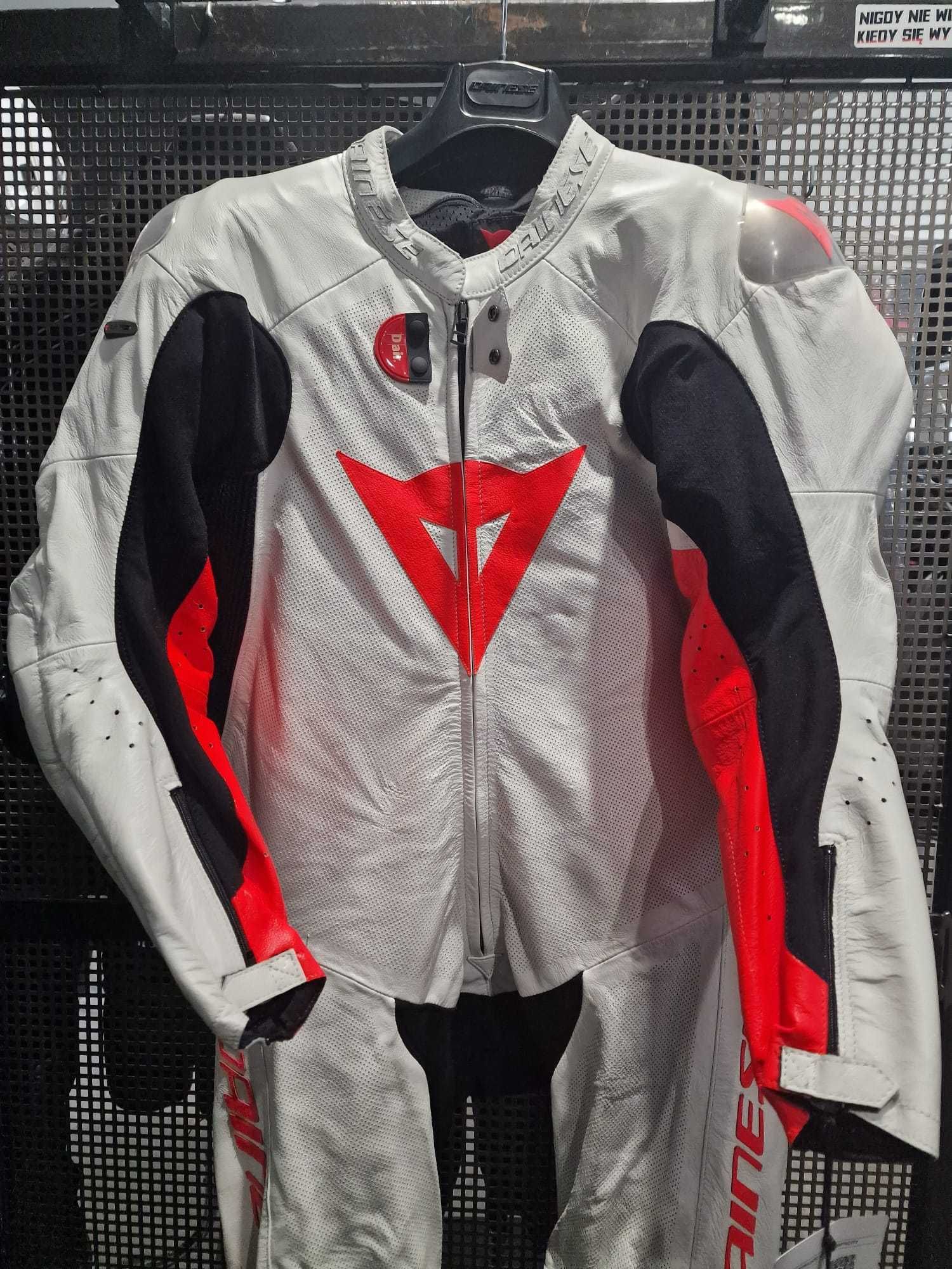 Kombinezon Dainese MUGELLO RR D-AIR PERF. '52 white/red-fluo GRATISY!