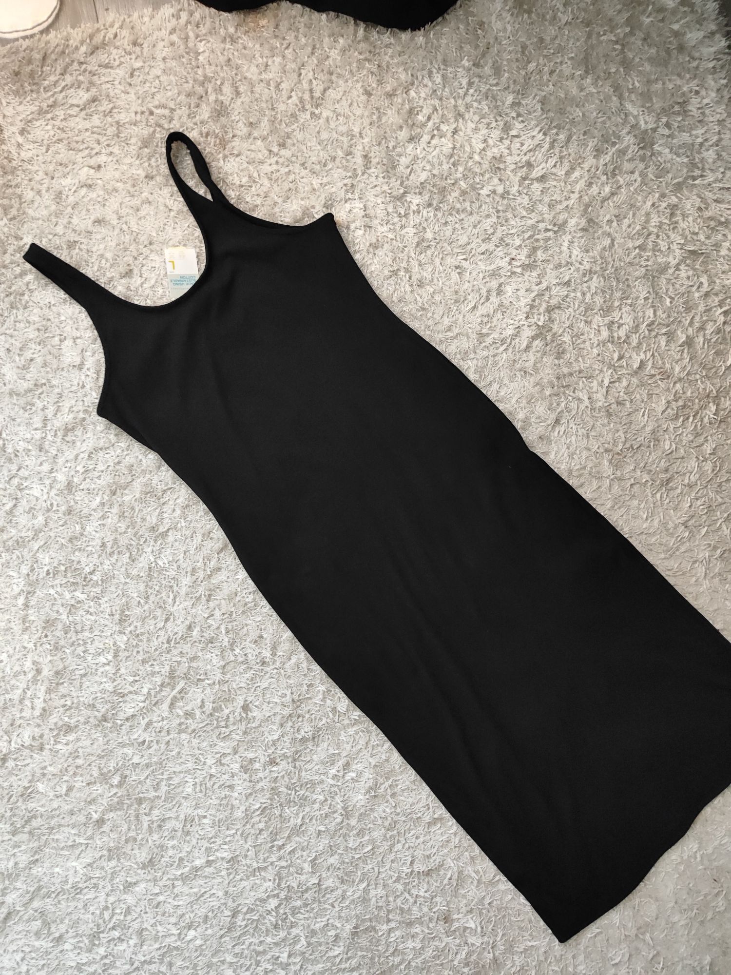 Фирменное платье-майка миди в рубчик Primark р.L/XL