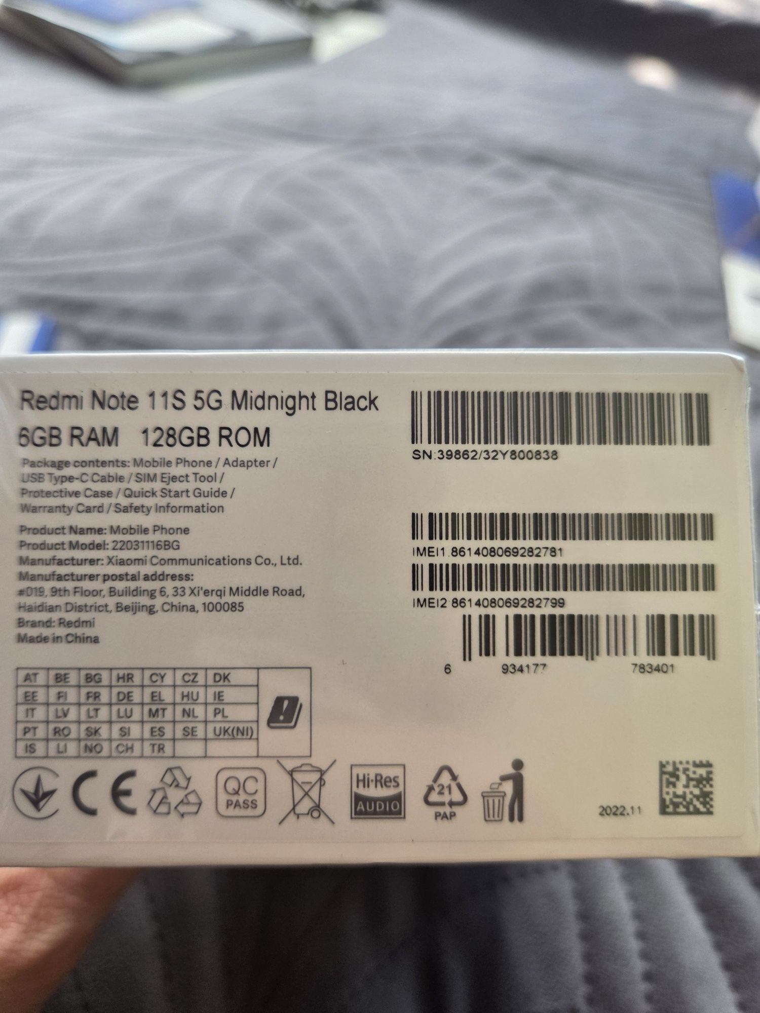Redmi Note 11S 5G