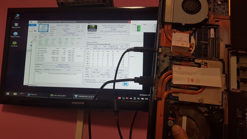 peças, Clevo p150sm , i7-4700MQ64286243396737123