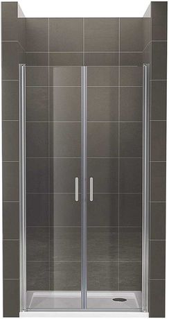 Porta de duche - AC 180cm Perfis cromados
