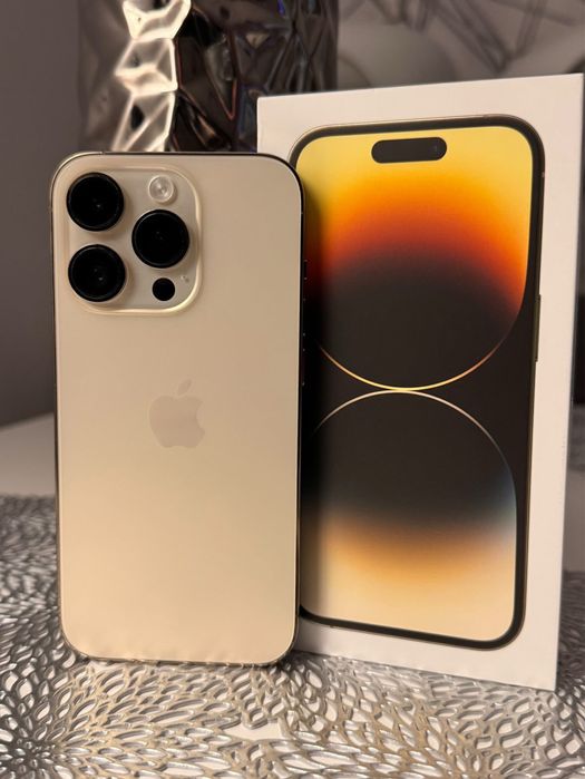 Iphone 14 pro 128 gb zloty
