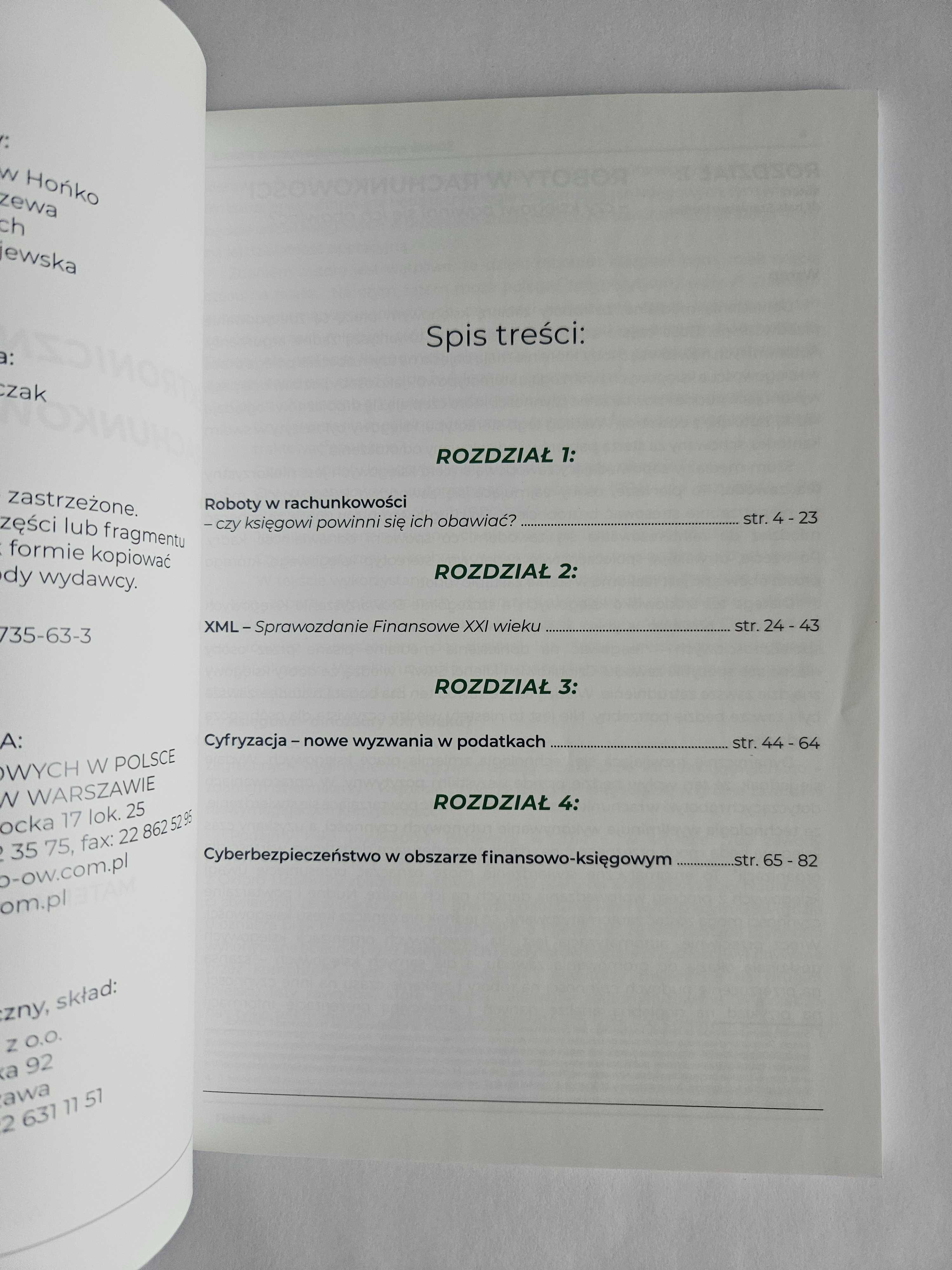 Elektroniczne sprawozdania w rachunkowości i podatkach 2019