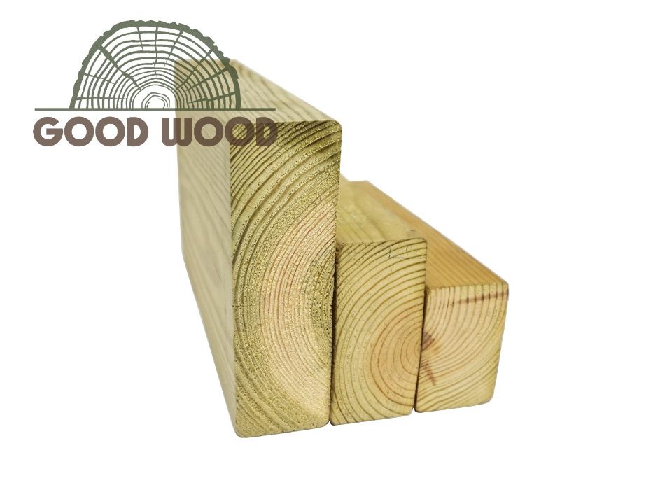 Drewno c24 IMPREGNOWANE CIŚNIENIOWO 45x145, legary, kantówki SZWEDZKIE
